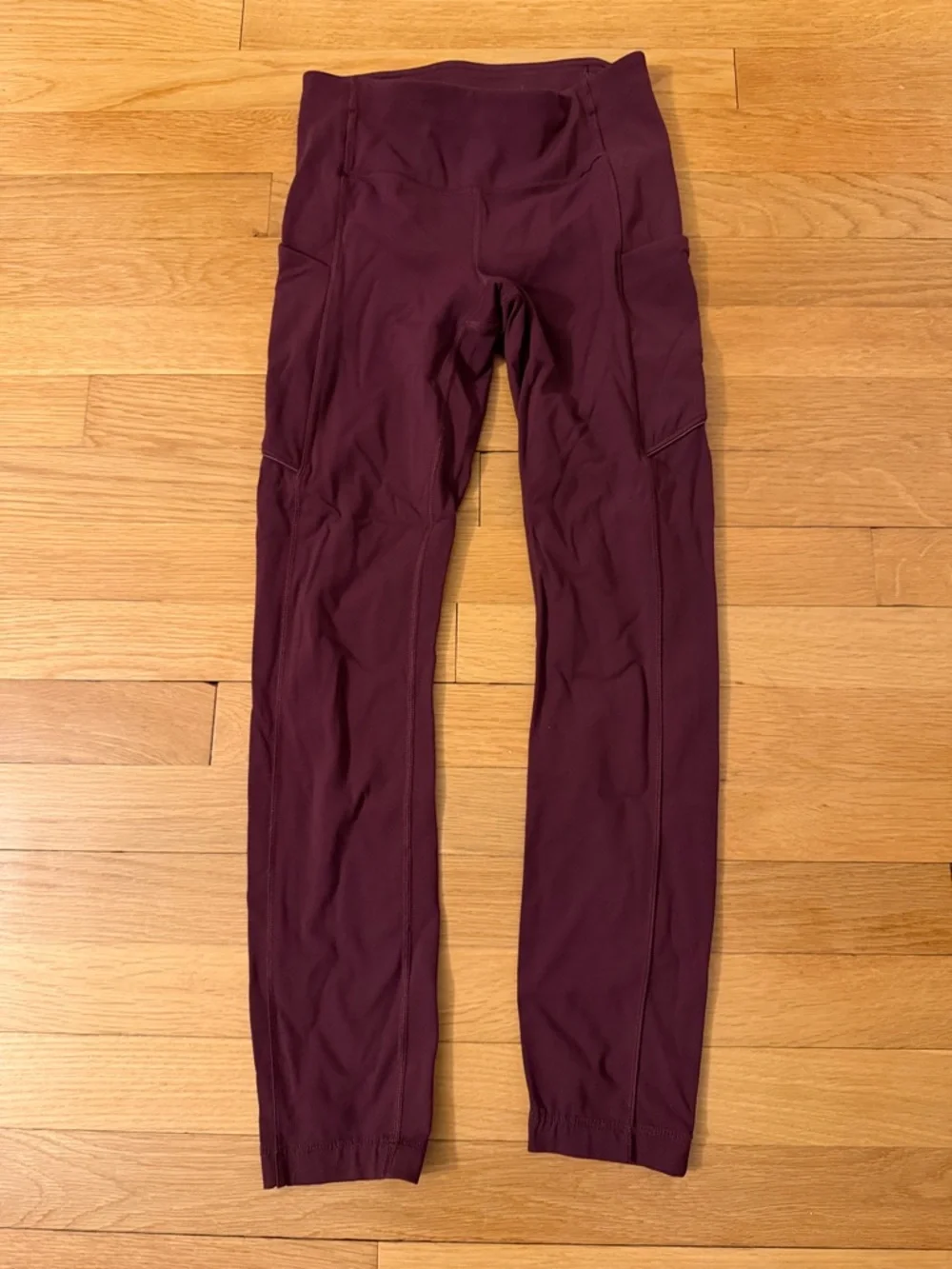 lululemon plum performance leggings